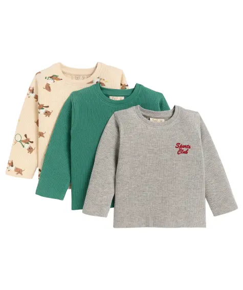 Langarmshirts aus Baumwolle