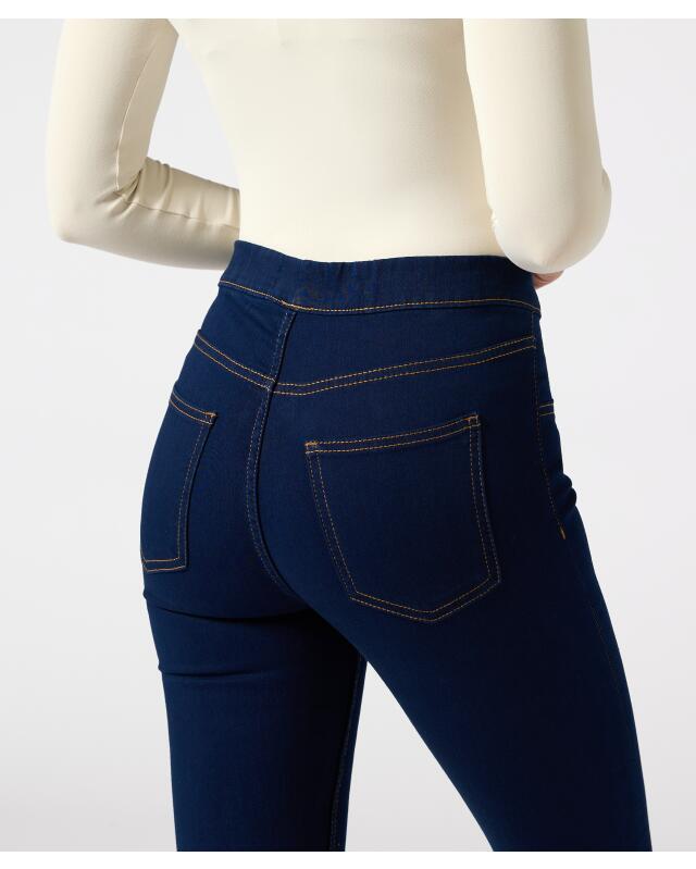 Jeggings femme, jean foncé (KiK Dunkelblaue Jeggings (jeansblau dunkel)) — KiK, produit allemand authentique au Maroc