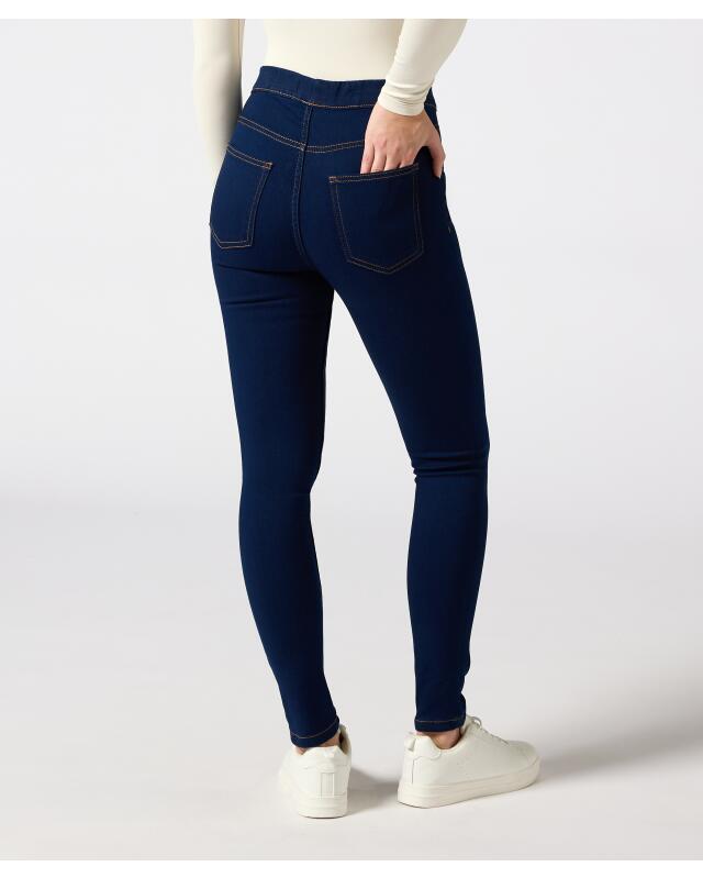 Jeggings femme, jean foncé (KiK Dunkelblaue Jeggings (jeansblau dunkel)) — KiK, produit allemand authentique au Maroc