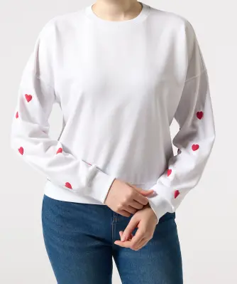Sweater met hartjes
