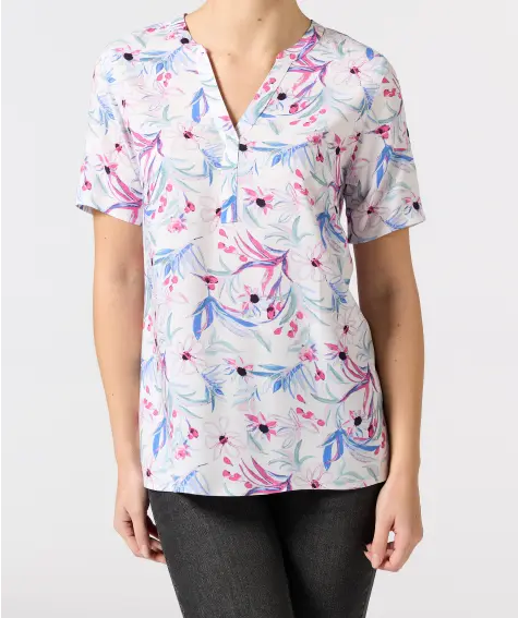 Halenka s květinovým vzorem