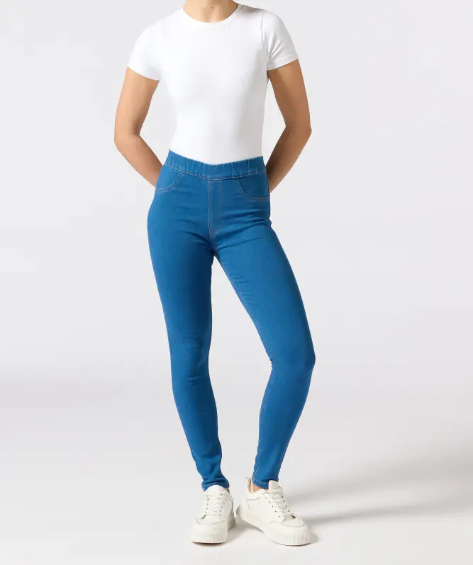Hose Mit Geradem Bein Für Damen, Elastischer Bund – Cordhose Für