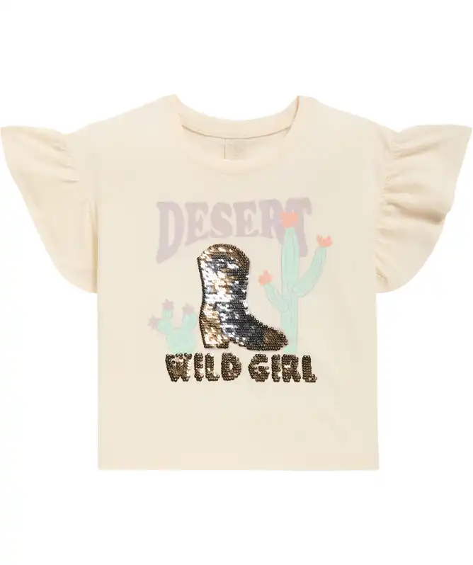 T-Shirt mit Wendepailletten