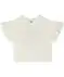 Kinder T-shirt met bloemmotief creme