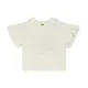 T-Shirt mit Blumen-Aufnäher