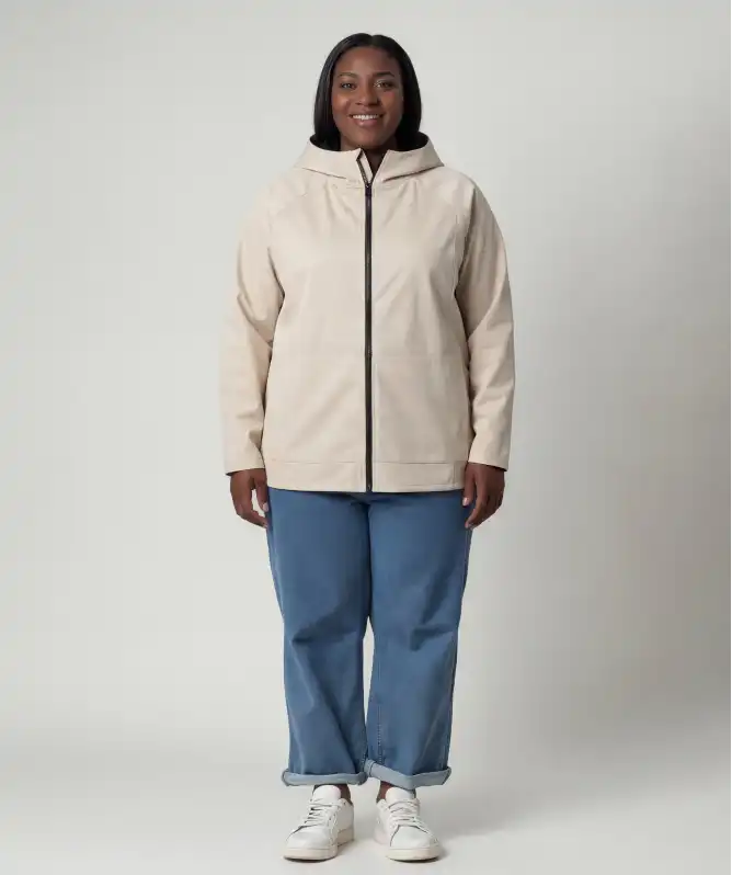 Softshelljacke mit Kapuze
