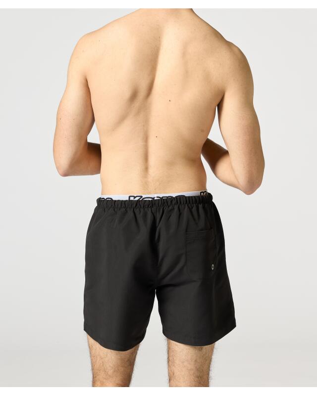 شورت سباحة للرجال، أسود (KiK Badeshorts (schwarz)) — KiK, منتج ألماني أصلي في المغرب