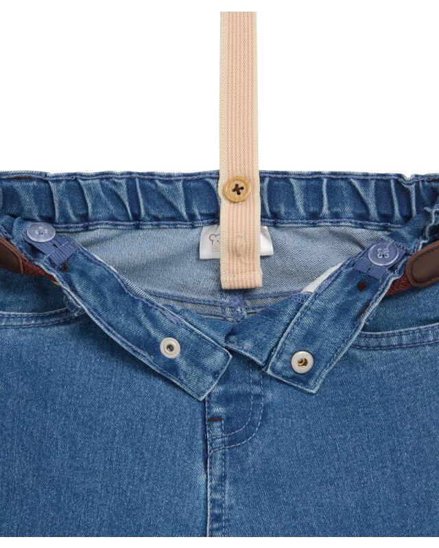 Jeans with braces for baby boys, denim blue (KiK Jeans mit Hosenträgern (jeansblau)) — KiK, authentic German product in Morocco