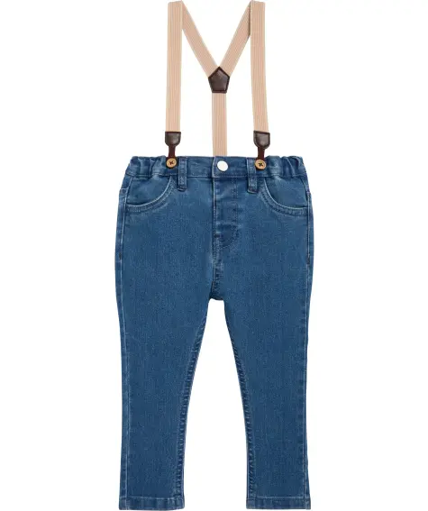 Jeans met bretels
