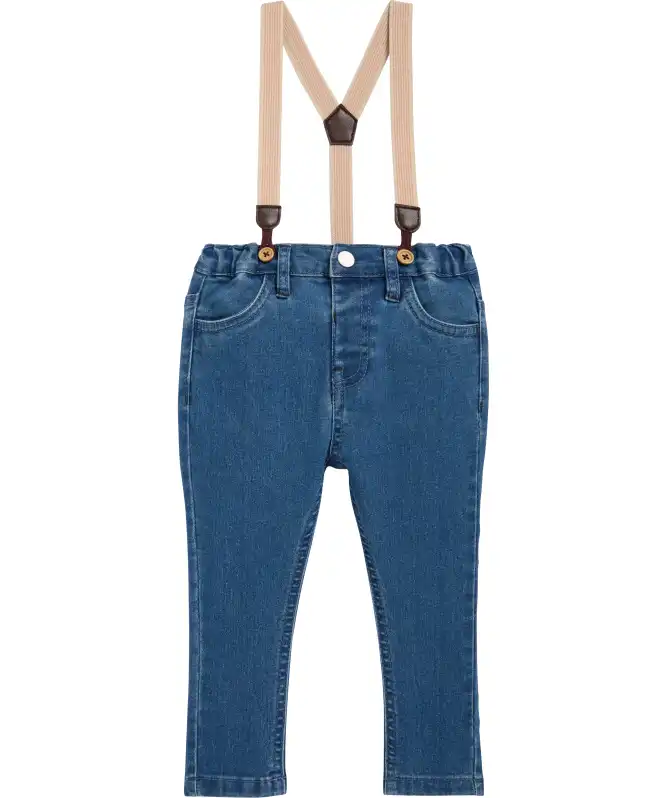 Jeans met bretels