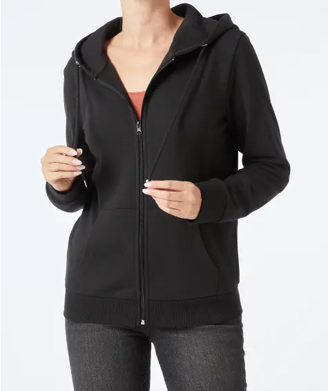 Schwarze Sweatjacke