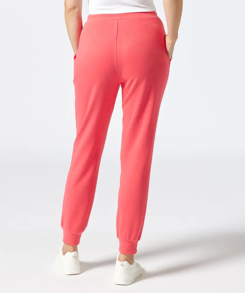 Joggingbroek voor Dames, donkerkoraal