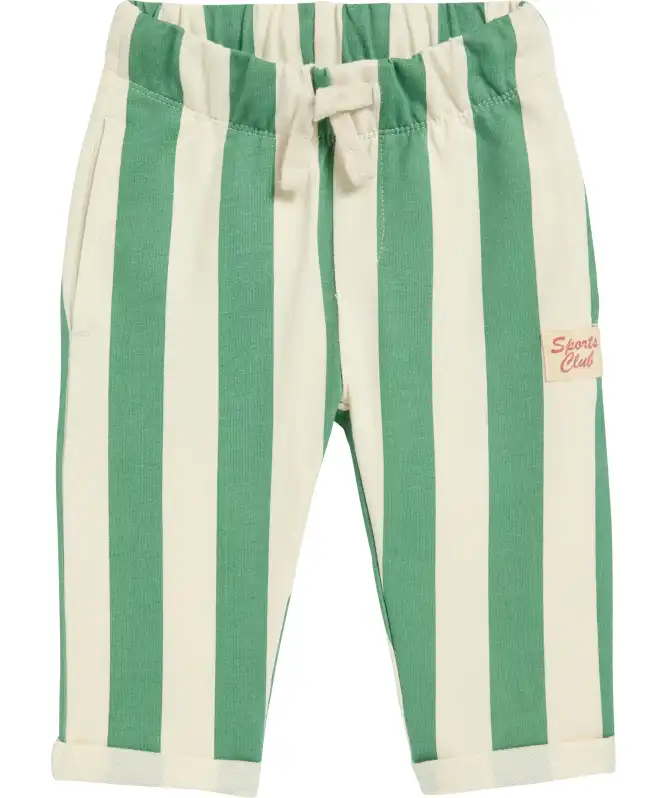 Hose mit breiten Streifen