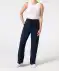 Palazzo broek met zijstrepen donkerblauw