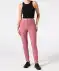 Twillhose mit hoher Leibhöhe dunkelrosa