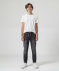 Dunkle Jeans ohne Knopf jeans grau