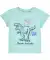 T-shirt T-Rex lichtturquoise