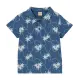 Kinder poloshirt met palmbomen