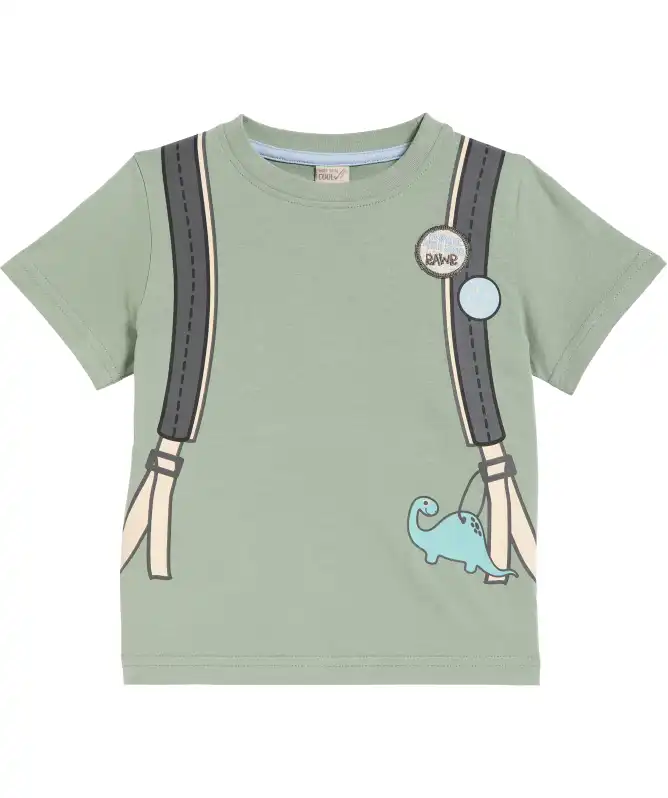 Kinder T-shirt met rugzakprint