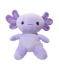 Axolotl plyšová hračka lila fialová