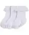 Sokken met structuurpatroon wit
