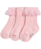 Socken mit Strukturmuster rosa