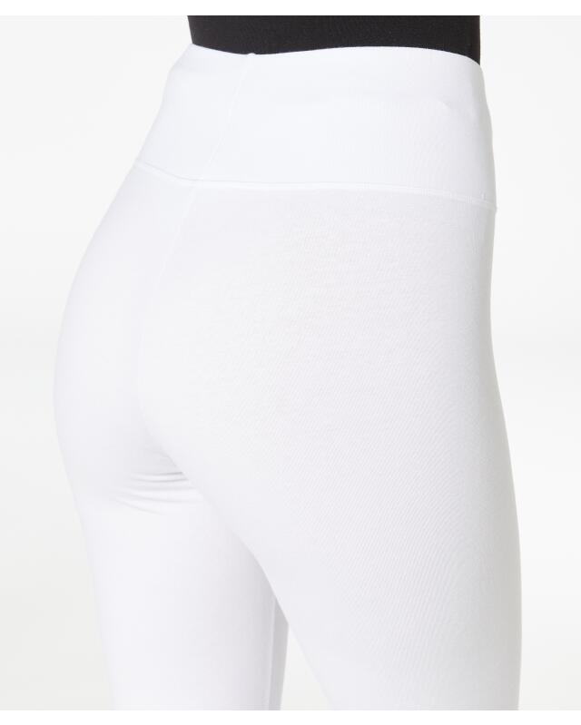 Leggings with wide waistband for women, white (KiK Leggings mit breitem Bund (weiß)) — KiK, authentic German product in Morocco