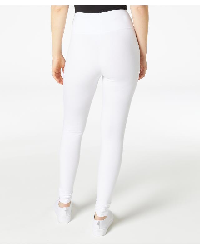 Leggings with wide waistband for women, white (KiK Leggings mit breitem Bund (weiß)) — KiK, authentic German product in Morocco