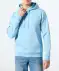 Sweater met geborstelde binnenstof blauw
