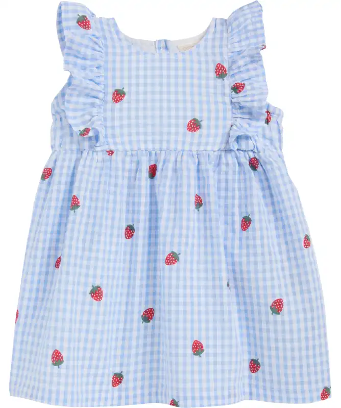 Baby jurk met aardbeien print