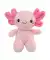 Plüschtier Axolotl pink