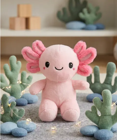 Plüschtier Axolotl