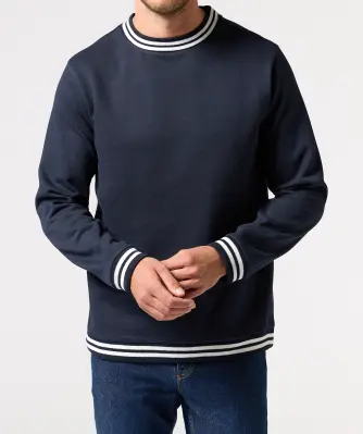 Sweatshirt mit Kontraststreifen
