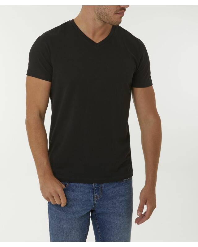 تيشيرت أساسي للرجال، أسود (KiK Basic T-Shirt (schwarz)) — KiK, منتج ألماني أصلي في المغرب
