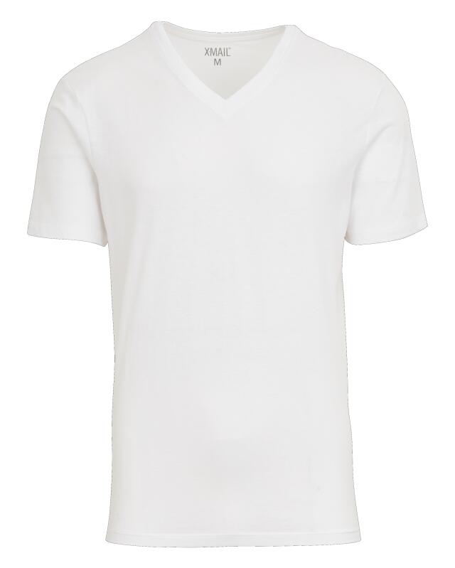 Basic T-shirt for men, white (KiK Basic T-Shirt (weiß)) — KiK, authentic German product in Morocco