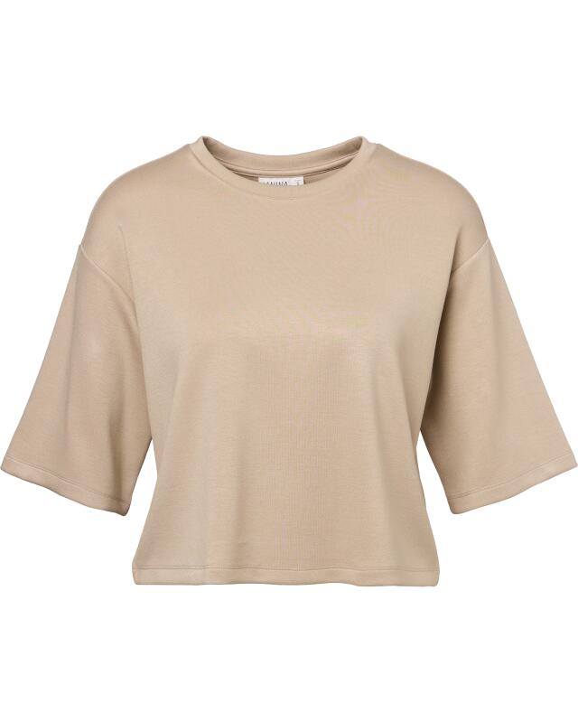 T-shirt femme, écru (KiK T-Shirt (naturfarben)) — KiK, produit allemand authentique au Maroc