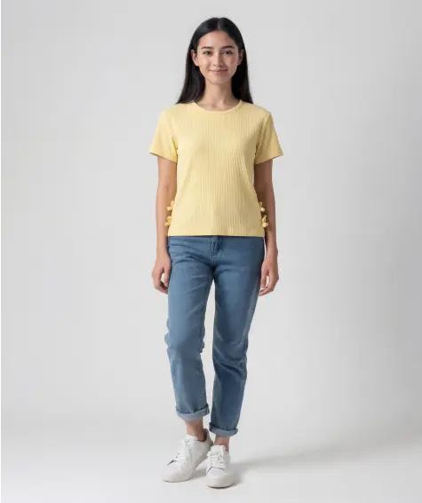 T-Shirt mit Schleifen