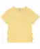 Kinder T-shirt met strikjes lichtgeel