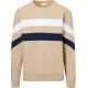 Sweatshirt mit Kontraststreifen