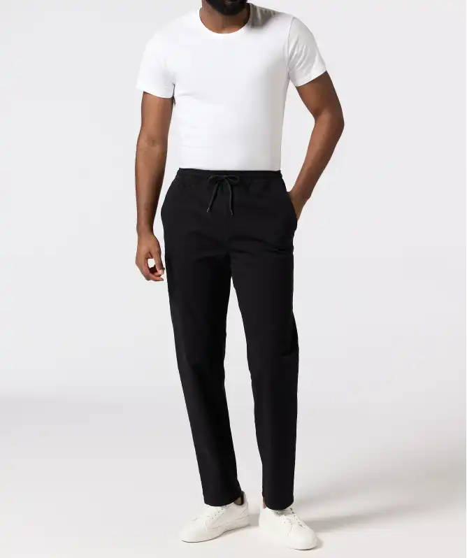 Broek met elastische tailleband