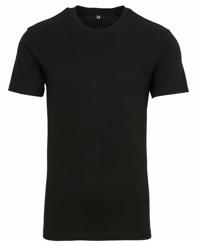 Basic T-shirt for men, black (KiK Basic T-Shirt (schwarz)) — KiK, authentic German product in Morocco