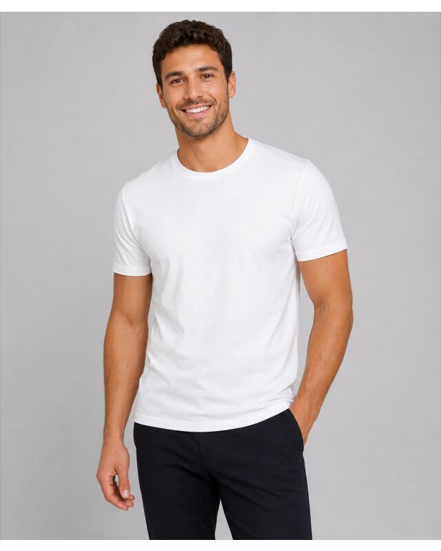 تيشيرت أساسي للرجال، أبيض (KiK Basic T-Shirt (weiß)) — KiK, منتج ألماني أصلي في المغرب