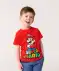 Kinder T-shirt Super Mario rood