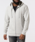 Basic Sweatjacke grau melange