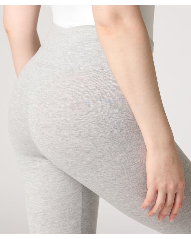 Basic leggings for women, grey marl (KiK Basic Leggings (grau melange)) — KiK, authentic German product in Morocco