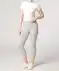 Basic legging grijs gemeleerd