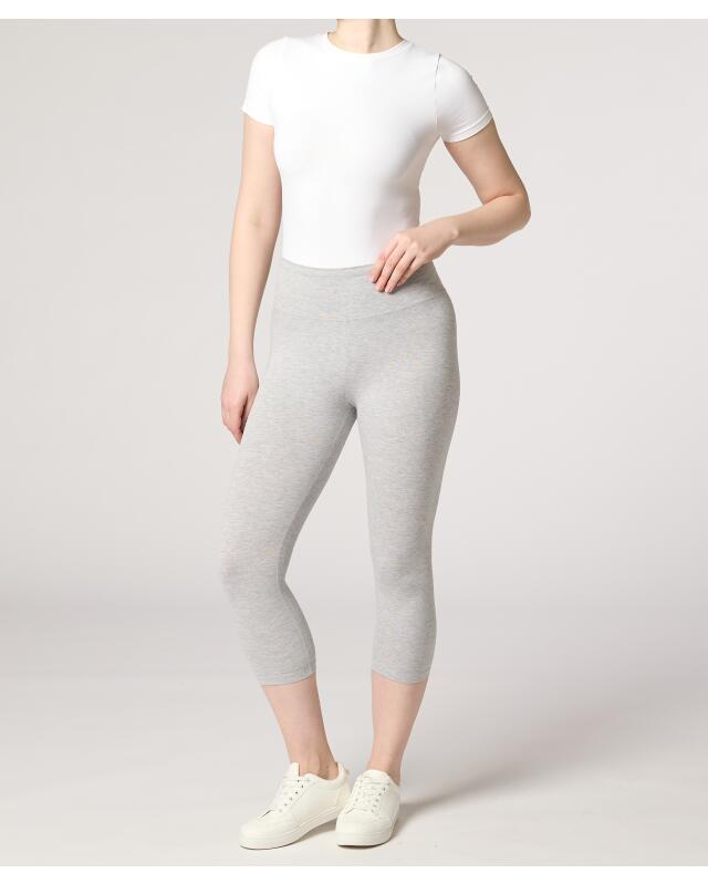 Basic leggings for women, grey marl — KiK, authentic German product in Morocco