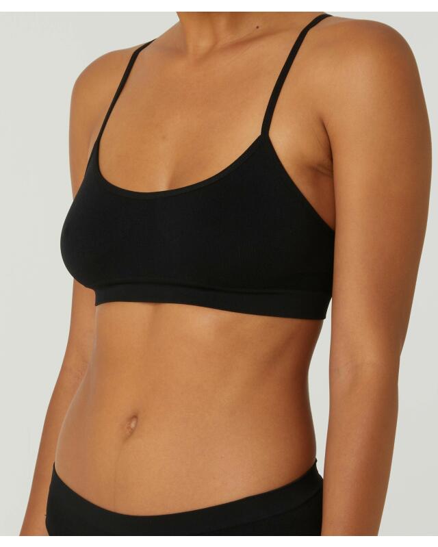 Brassière sans coutures femme, noir — KiK, produit allemand authentique au Maroc