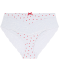 Slip mit Herzen weiß bedruckt