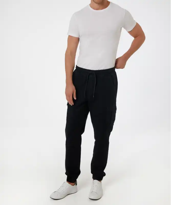 Cargo broek zwart